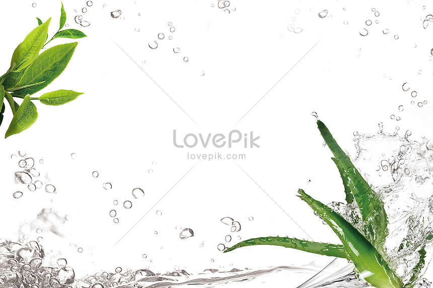 Rehydration Background Of Aloe Vera Download Free | Banner Background Image  on Lovepik | 400142659