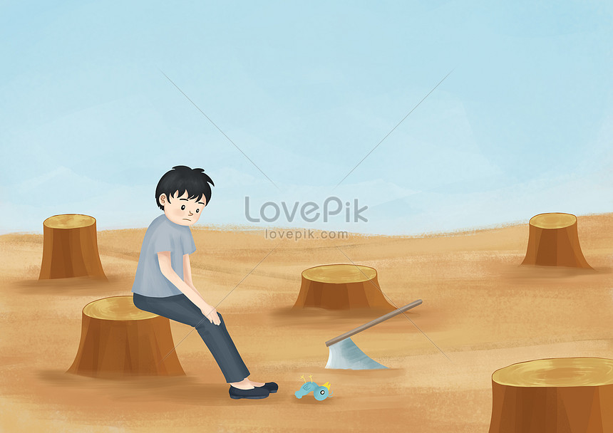 Lovepik صورة Psd 400172922 Id توضيح بحث صور مكافحة التصحر