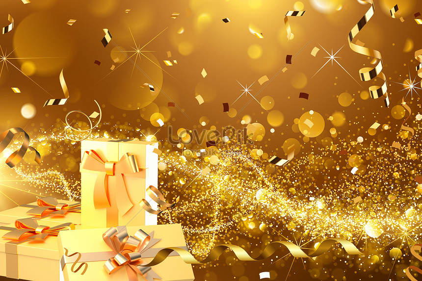 Festive gift box background creative image_picture free download  