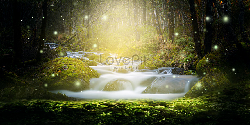 ファンタジーの森の背景イメージ クリエイティブ Id Prf画像フォーマットpsd Jp Lovepik Com