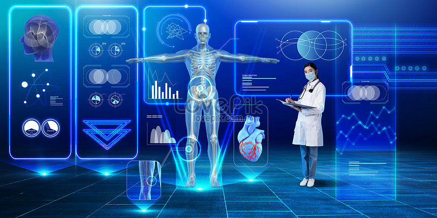 Poster Di Tecnologia Medicina Medicina Blu PSD Immagine Gratis, Modelli  download su Lovepik