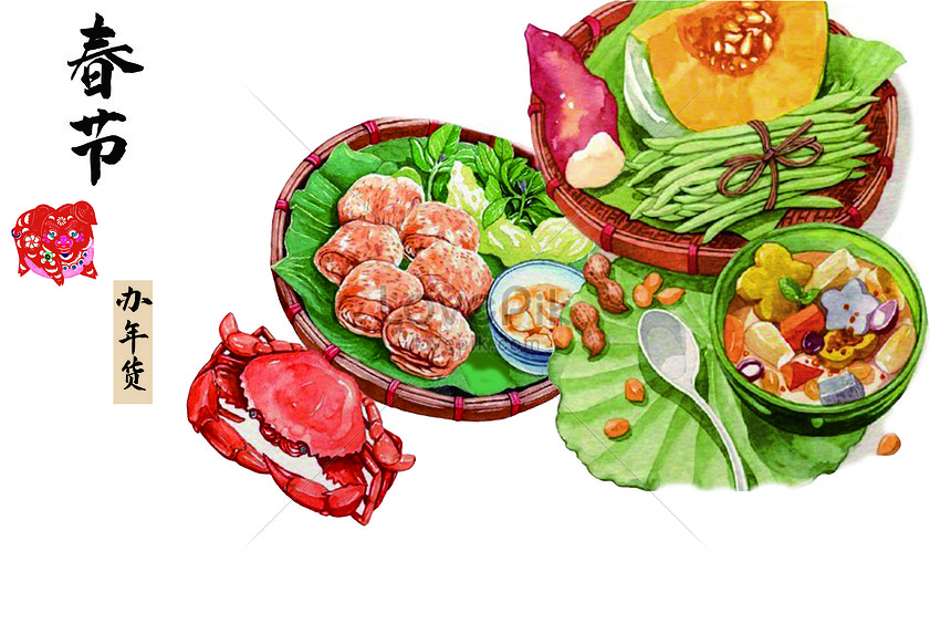 Spring festival food là những món ăn truyền thống của người Việt trong dịp Tết Nguyên Đán. Nhìn vào những hình ảnh về những chả giò, nem rán, bánh chưng hoặc mứt Tết sẽ khiến bạn cảm thấy vui tươi và thích thú hơn với dịp lễ truyền thống này.