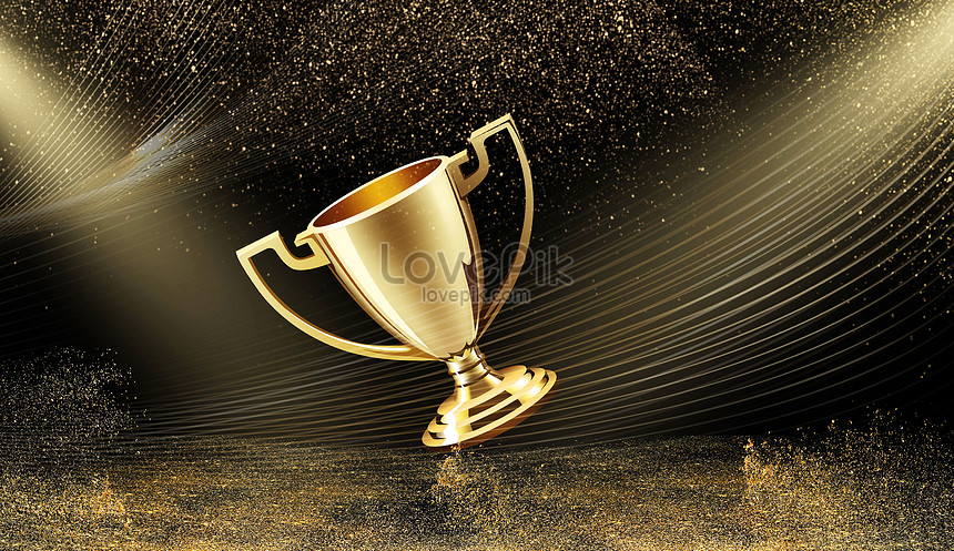 Trophy presentation background creative image_picture free download  