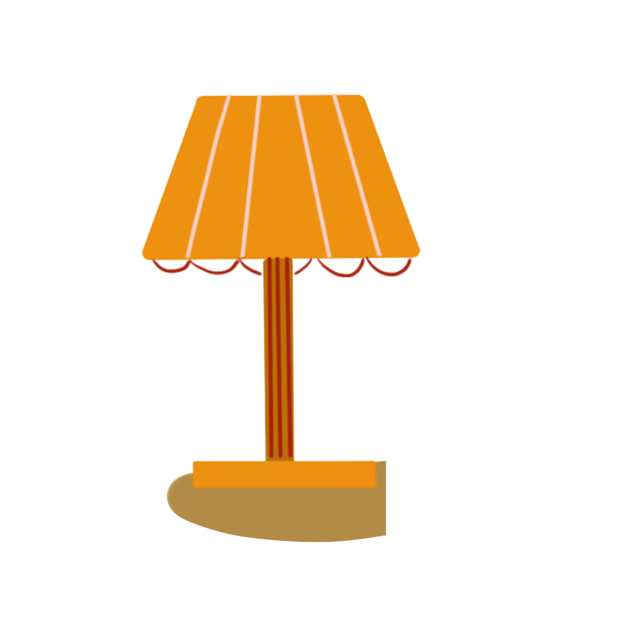 How to draw Lamp.Step by step(easy draw) - YouTube