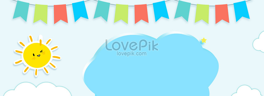 Lovepik صورة Psd 605540025 Id خلفيات بحث صور Tmall الكرتون الشمس نجمة صغيرة الأم وراية الطفل