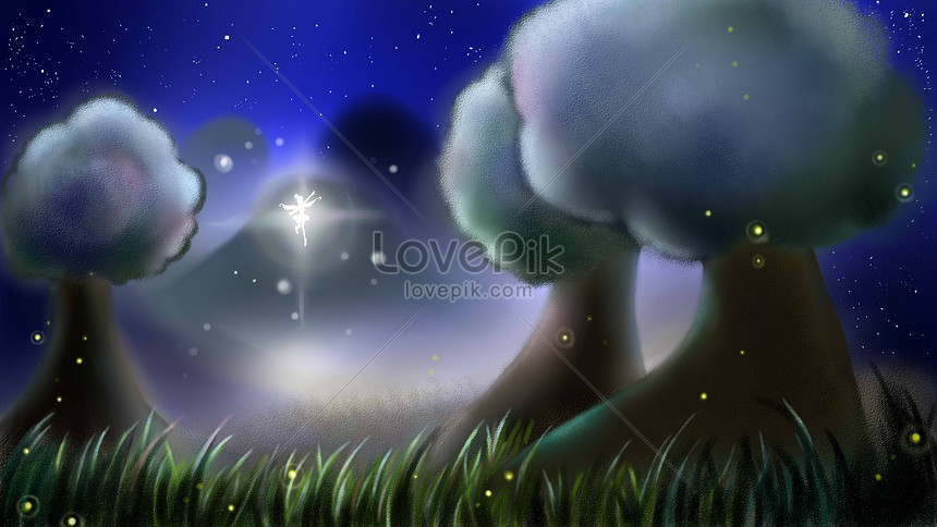 夜空夜背景イラストイメージ 図 Id Prf画像フォーマットjpg Jp Lovepik Com