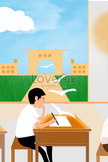 College Entrance Examination Writing Your Own Beautiful Life Illustration Image Picture Free Download 630001930 Lovepik Com