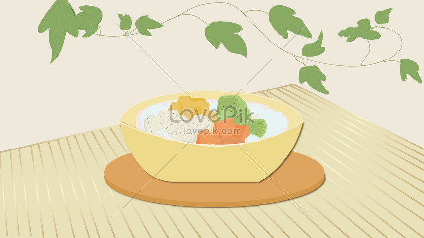 夏の食べ物の背景イラストイメージ 図 Id Prf画像フォーマットjpg Jp Lovepik Com