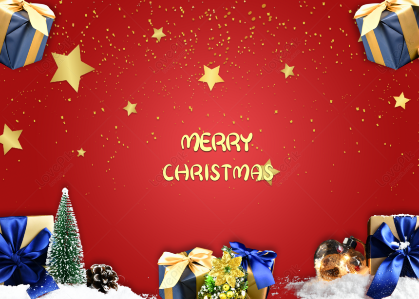 Christmas 3d Gift Box Background, Christmas Backgrounds, Happy ...
