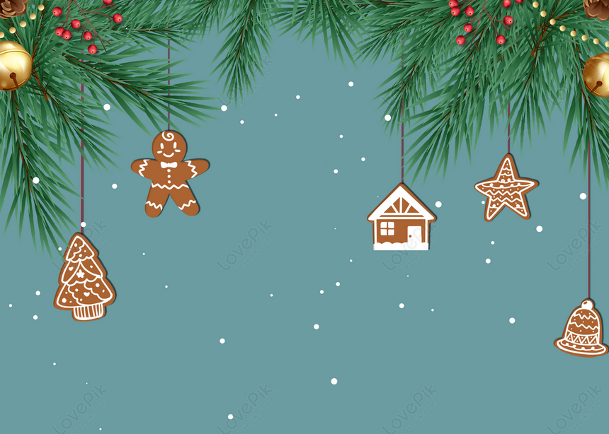 Gingerbread Man Christmas Cartoon, Bell Backgrounds, Christmas Backgrounds,  Christmas Tree Backgrounds Download Free | Banner Background Image on  Lovepik | 361283753