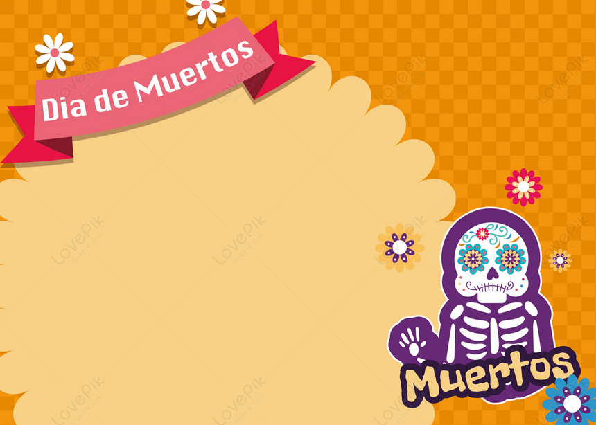 Day Of The Dead Yellow Plaid Day Of The Dead Background, Cut Backgrounds, Dia  De Muertos Backgrounds, Flower Backgrounds Download Free | Banner  Background Image on Lovepik | 361220250