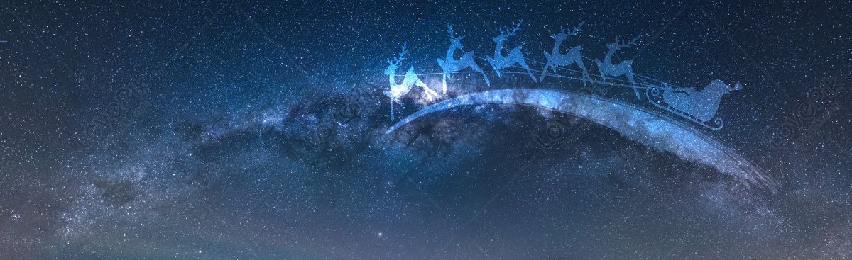 christmas starry night background