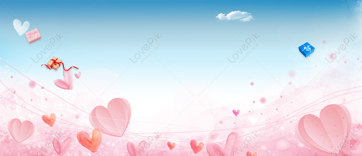 Valentines Day In Tanabata Download Free | Banner Background Image on ...