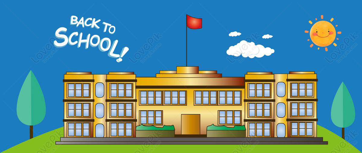 Welcome Back To School Download Free | Banner Background Image on Lovepik |  400057946