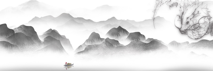 The Background Map Of Chinese Wind And Ink Download Free | Banner ...