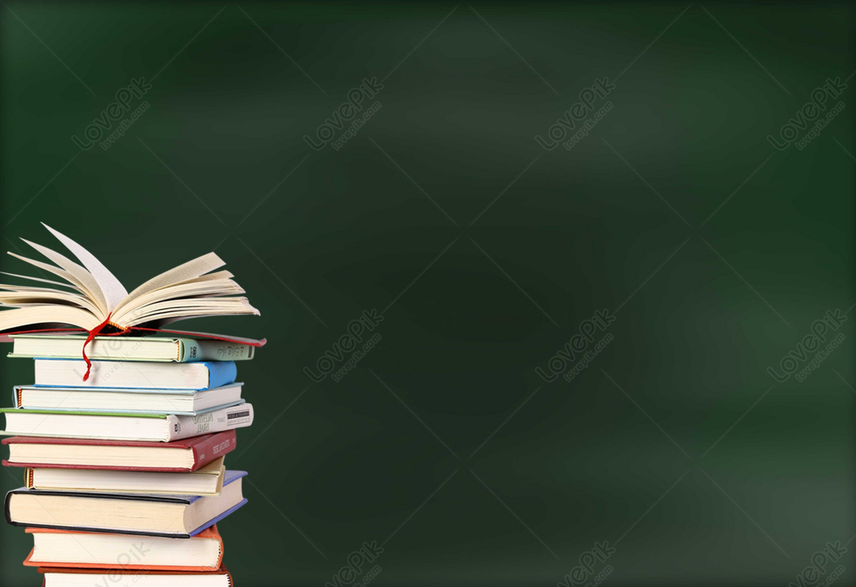 A Book In Front Of The Blackboard Download Free | Banner Background Image  on Lovepik | 500491548