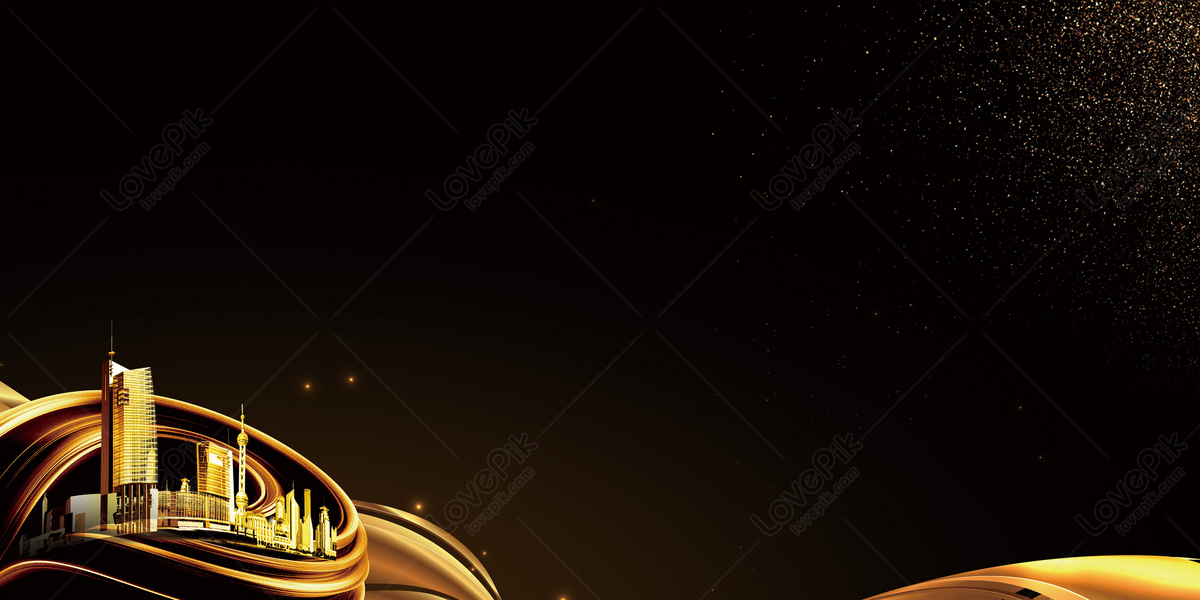 Black Gold Atmospheric Background Download Free | Banner Background Image  on Lovepik | 401286337