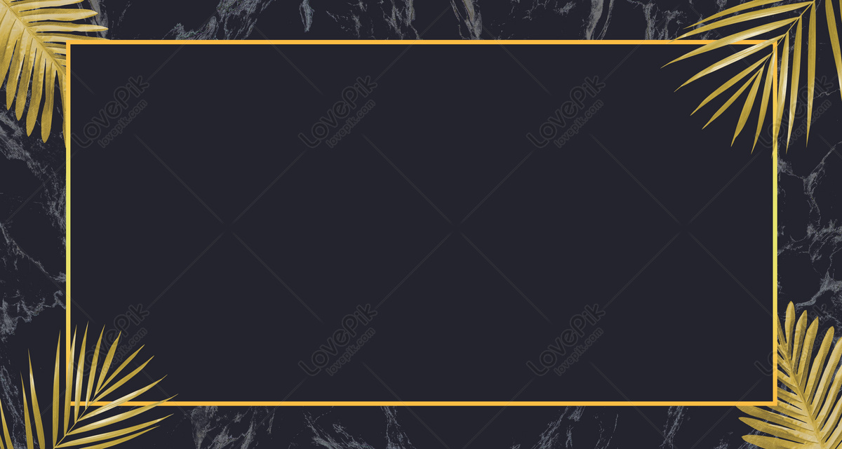 Black Gold Leaf Background Download Free | Banner Background Image on  Lovepik | 401550800