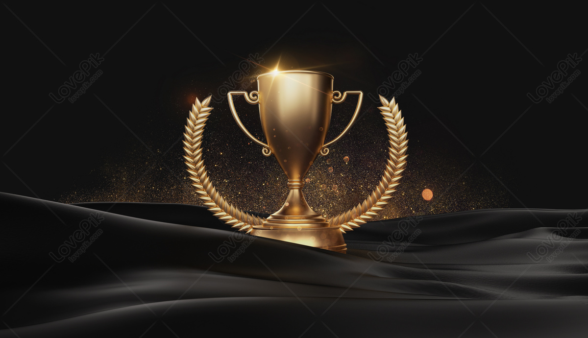 Black Gold Trophy Download Free | Banner Background Image on Lovepik |  401644025