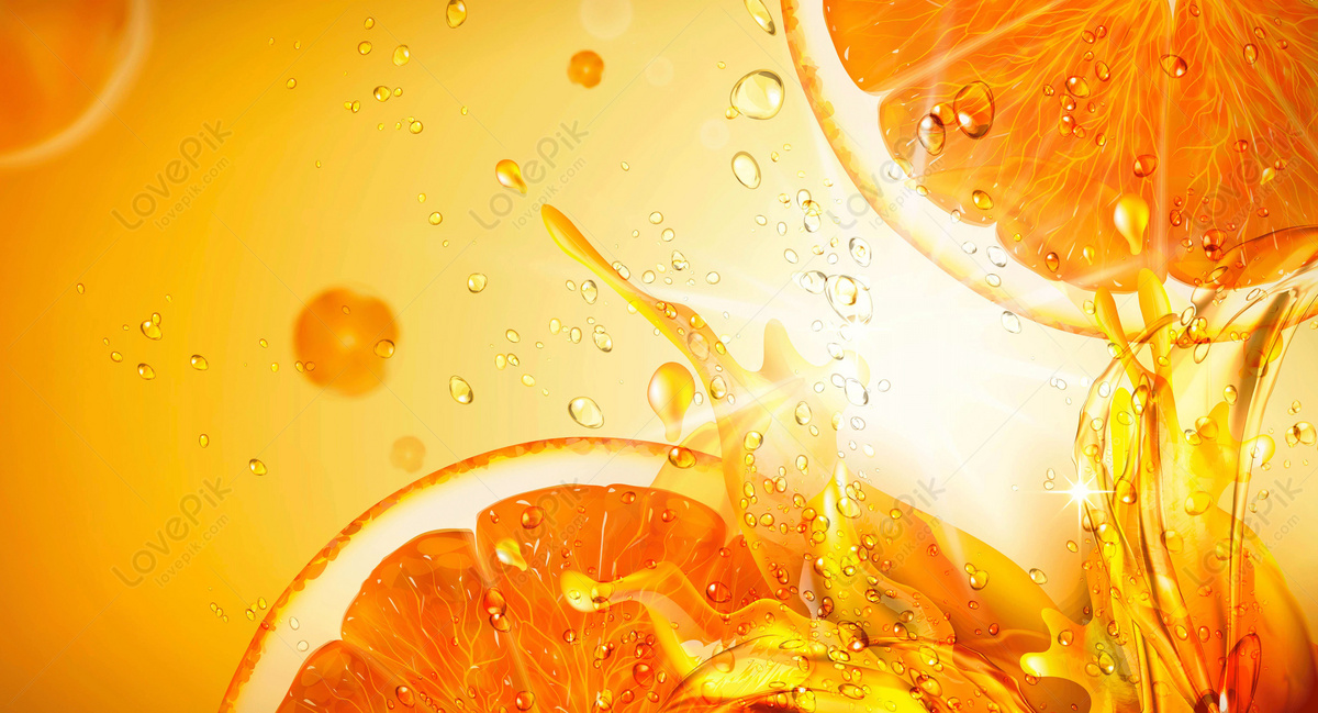 Cool Orange Juice Background Download Free | Banner Background Image on  Lovepik | 400220293
