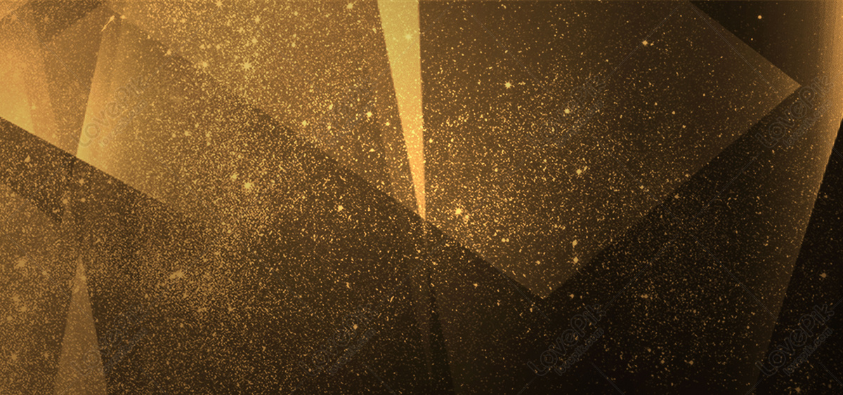 Geometric Black Gold Background Download Free Banner Background Image