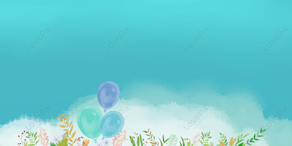 Hình Nền Hand Painted Blue Flower Background, HD và Nền Cờ đẹp sky ...