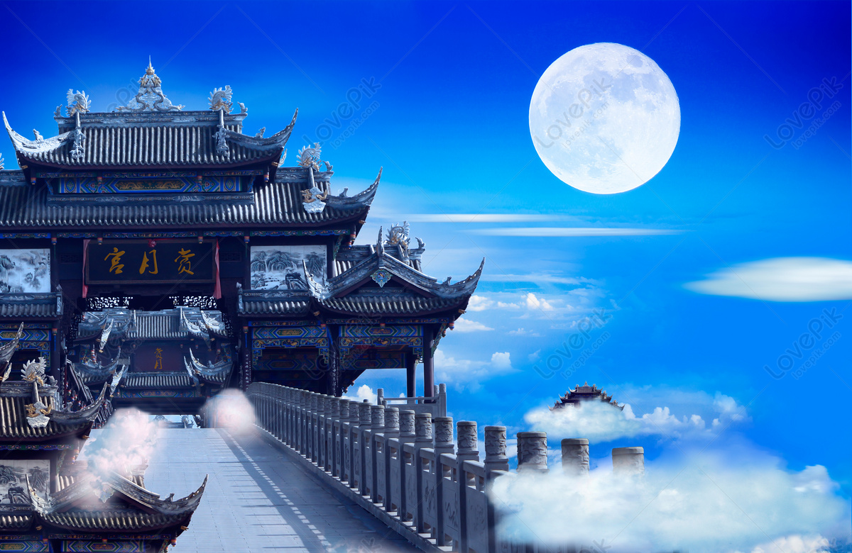 Moonlight For The Mid Autumn Festival Download Free | Banner Background  Image on Lovepik | 500541954