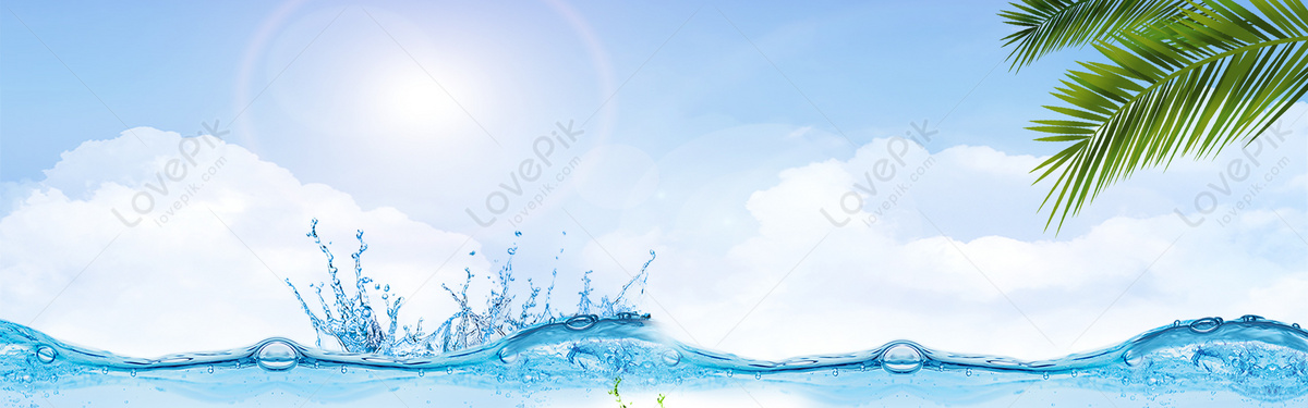 Summer Water Wave Background Download Free