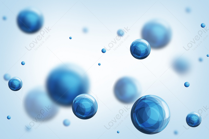 Blue Ball Background In Science And Technology Download Free | Banner ...