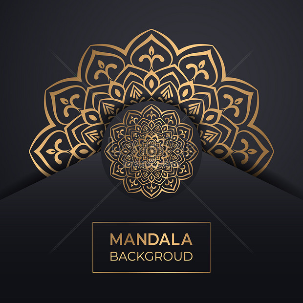 Hình Nền Mandala Vàng Sang Trọng Với Nền đen, HD và Nền Cờ đẹp ...