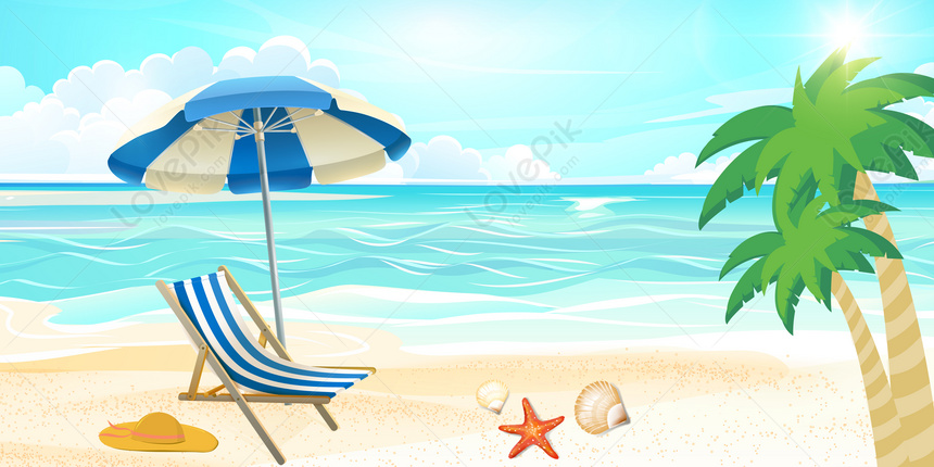 Summer Beach Cool Background Download Free | Banner Background Image on ...