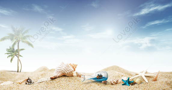 Beach Scenery Background Images, HD Pictures For Free Vectors & PSD ...