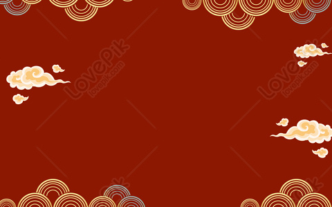 Chinese Style Red Festive Border Texture PNG Image Free Download And ...