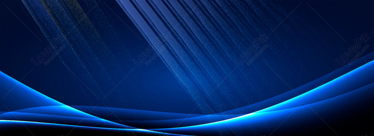 blue banner background