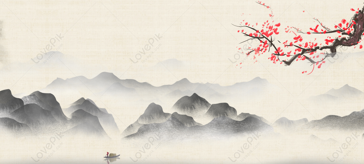 Chinese Wind And Water Landscape Download Free | Banner Background ...