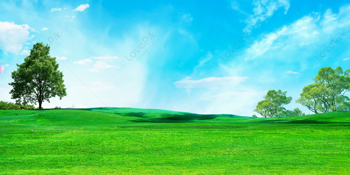 Grass Sky Background Download Free | Banner Background Image on Lovepik