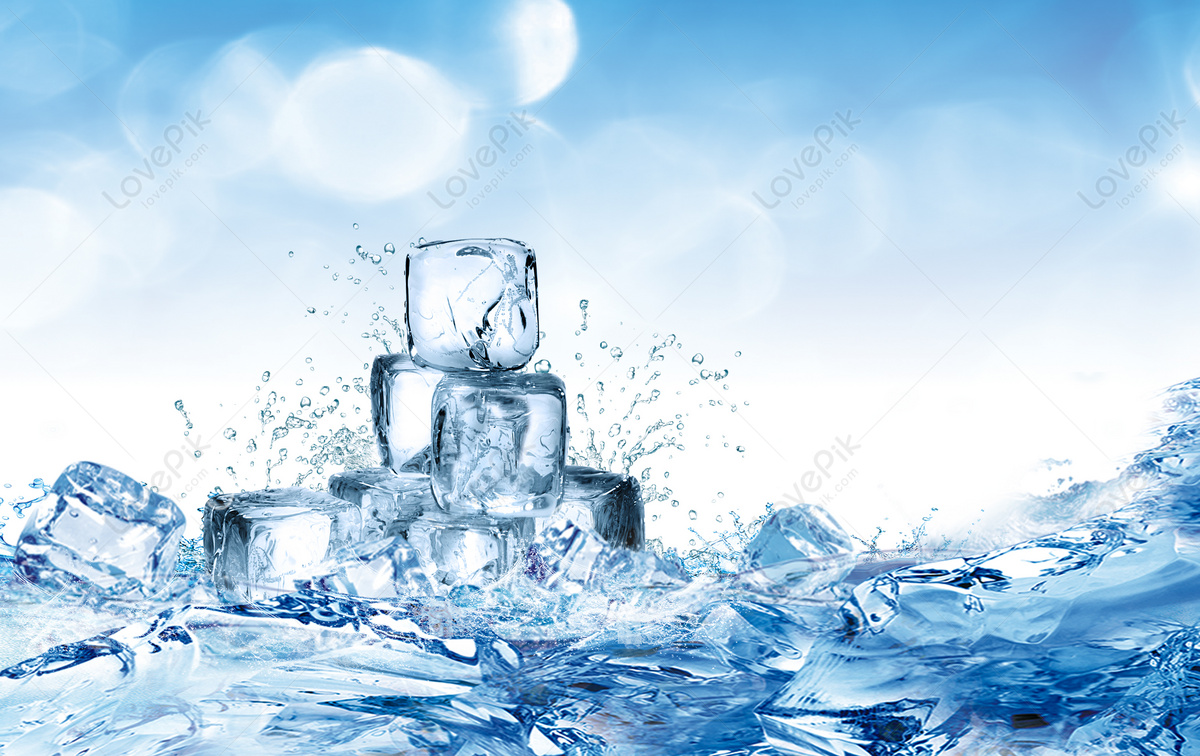Ice Cubes Background Download Free | Banner Background Image on Lovepik |  401934613