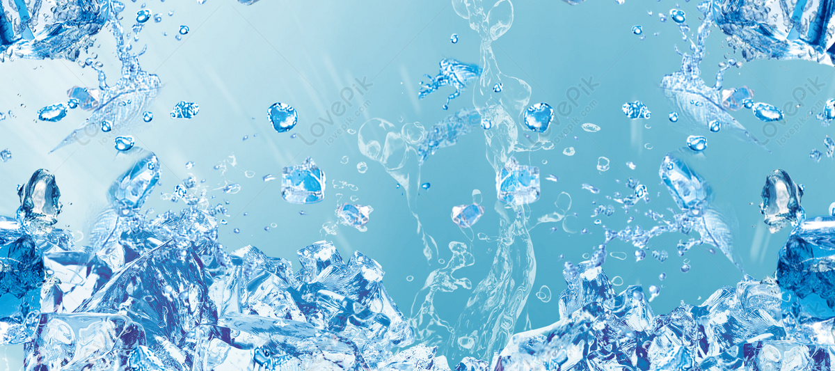 Ice Cubes Background Download Free Banner Background Image on Lovepik 