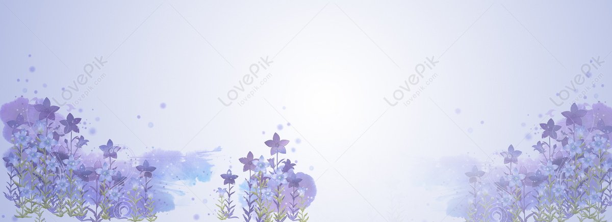 Purple Flower Background Download Free | Banner Background Image on Lovepik  | 500592242