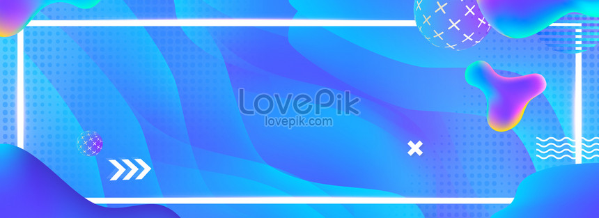 51 One Blue Gradient Fluid Gradient Geometry E-commerce Banner Download ...