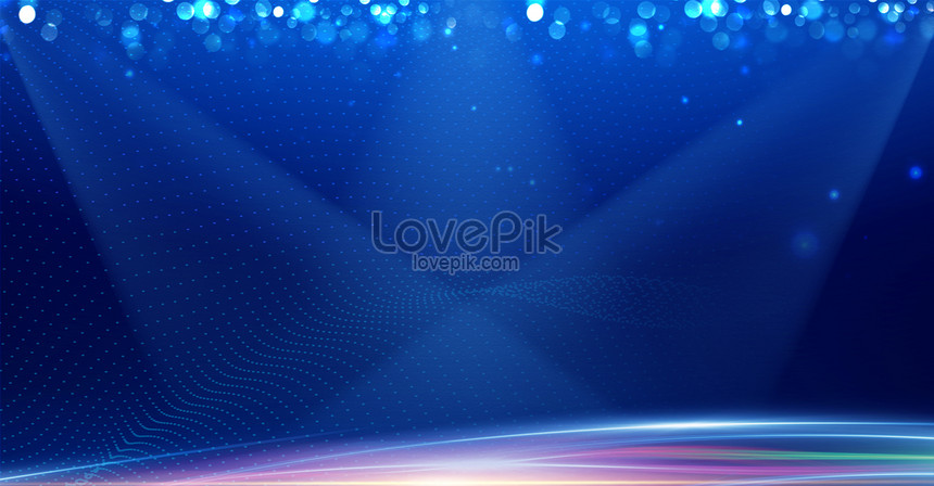 Annual Meeting Signage Blue Light Effect Poster Download Free | Banner  Background Image on Lovepik | 605805074