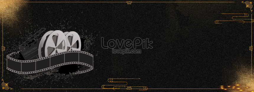 Black Gold Film Festival Texture Banner Background Download Free | Banner  Background Image on Lovepik | 605816873