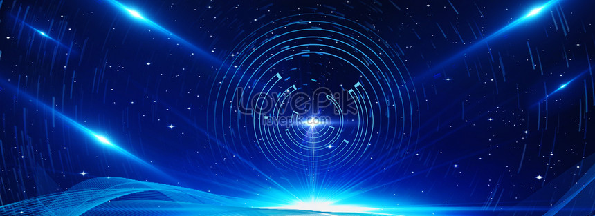 Blue Technology Annual Meeting Company Festival Background Download Free |  Banner Background Image on Lovepik | 605814693