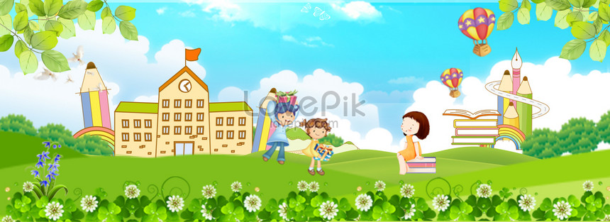 Cartoon Creative Summer Vacation Camp Poster Banner Download Free | Banner  Background Image on Lovepik | 605618445