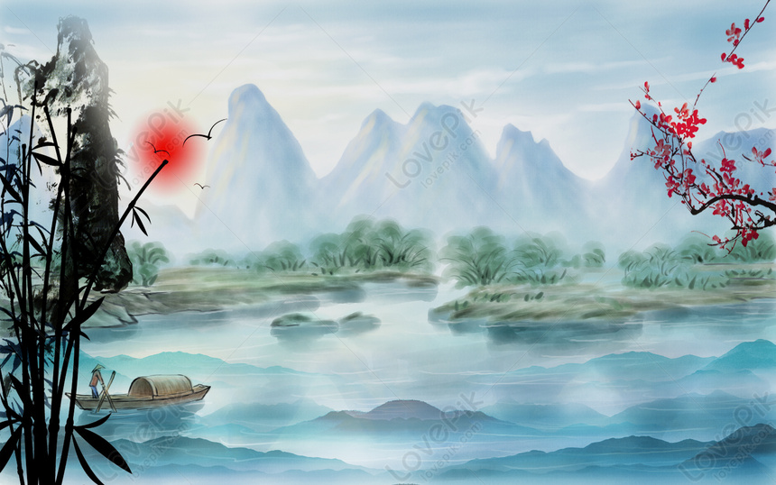 Chinese Style Background Download Free | Banner Background Image on ...