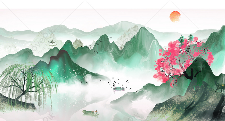 Chinese Style Background Download Free | Banner Background Image on ...