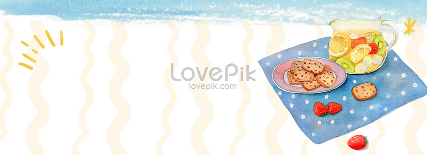 Color Creative Summer Picnic Background Download Free | Banner Background  Image on Lovepik | 605606741