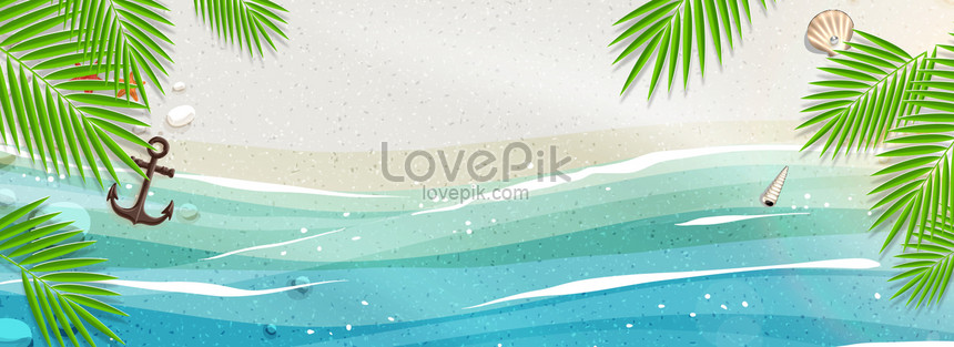 Colorful Creative Seaside Travel Background Download Free | Banner  Background Image on Lovepik | 605617184