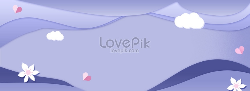 Double Eleven Paper Cut Clouds Love Flower Banner Poster Download Free |  Banner Background Image on Lovepik | 605714970