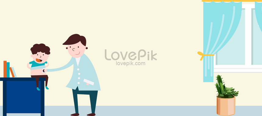 Hospital Injection Cartoon Banner Poster Background Download Free | Banner  Background Image on Lovepik | 605667748